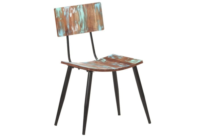 Ruokapöydän tuolit 6 kpl täysi uusiokäytetty puu - Huonekalut - Tuoli & nojatuoli - Ruokapöydän tuolit