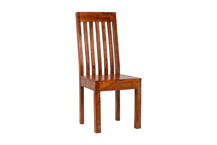Ruokatuolit 2 kpl seesamviimeistelty massiivipuu moderni - Ruskea - Huonekalut - Tuoli & nojatuoli - Käsinojallinen tuoli