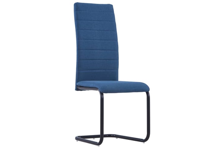Ruokatuolit takajalattomat 2 kpl sininen kangas - Sininen - Huonekalut - Tuolit - Käsinojallinen tuoli