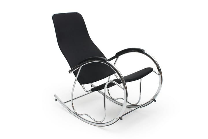 Keinutuoli Marling - Musta - Huonekalut - Tuoli & nojatuoli - Pyörivät tuolit & keinutuoli
