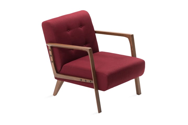 Nojatuoli Borruso käsinojilla - Punainen - Huonekalut - Tuolit - Nojatuoli