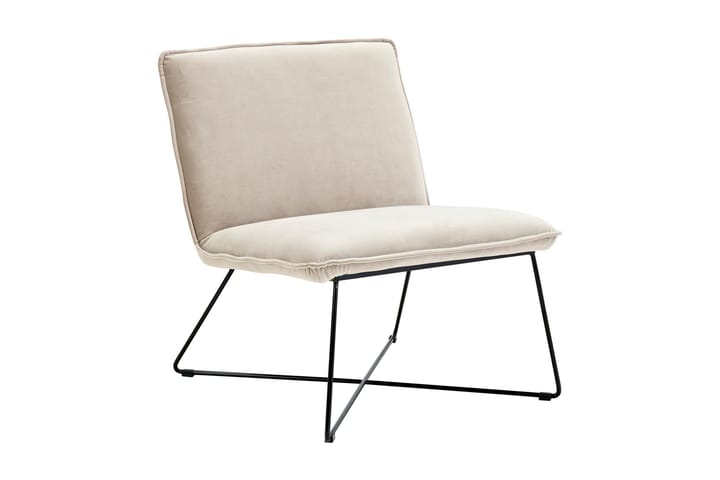 Nojatuoli Cirino - Beige - Huonekalut - Tuoli & nojatuoli - Ruokapöydän tuolit
