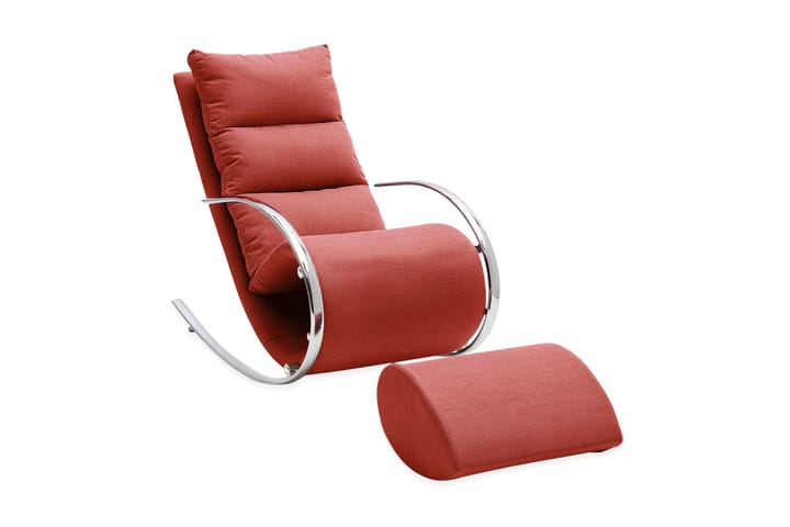 Nojatuoli Dahgal 67 cm - Punainen - Huonekalut - Tuoli & nojatuoli - Nojatuoli & lepotuoli