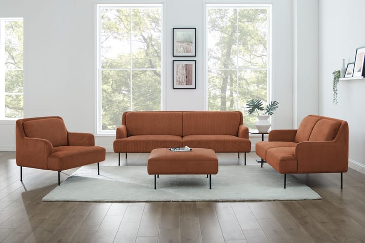 Nojatuoli Delorse - Vaaleanpunainen - Huonekalut - Sohvat - 2:n istuttava sohva