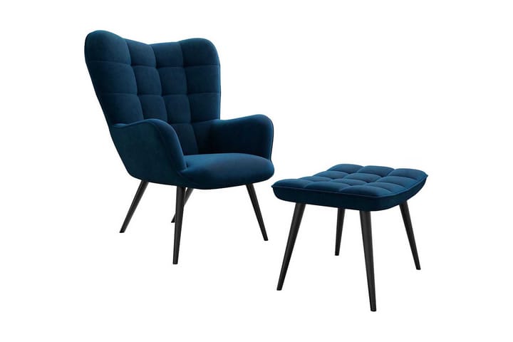 Nojatuoli - Sininen - Huonekalut - Tuoli & nojatuoli - Nojatuoli