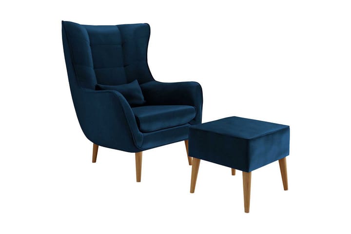 Nojatuoli - Sininen - Huonekalut - Tuoli & nojatuoli - Nojatuoli & lepotuoli