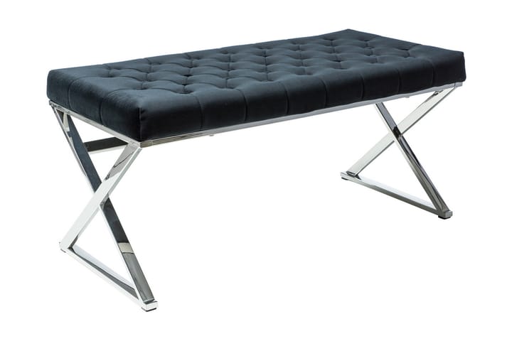 Istuinpenkki Creueta - Musta/Hopea - Huonekalut - Pöytä & ruokailuryhmä - Apupöytä & sivupöytä - Konsolipöytä