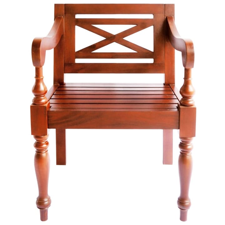 Batavia-tuolit 2 kpl tummanruskea täysi mahonki - Ruskea - Huonekalut - Tuolit - Istuinpenkit