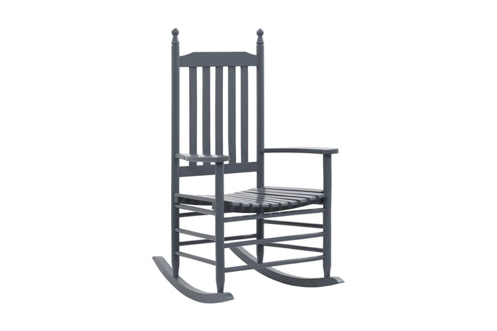 Keinutuoli muotoillulla istuimella harmaa haapa - Harmaa - Huonekalut - Tuolit - Pyörivät tuolit & Keinutuolit