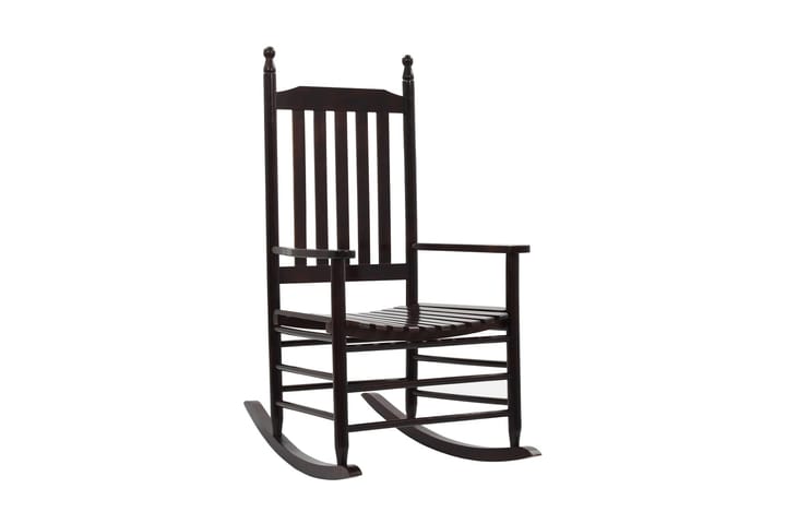 Keinutuoli muotoillulla istuimella ruskea haapa - Ruskea - Huonekalut - Tuoli & nojatuoli - Nojatuoli & lepotuoli