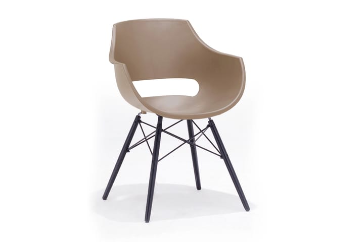 Käsinojallinen tuoli Barja 60 cm - Taupe - Huonekalut - Tuoli & nojatuoli - Käsinojallinen tuoli