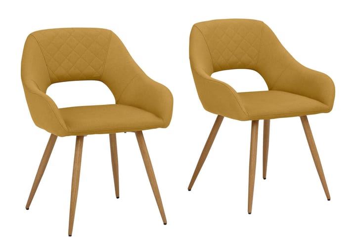 Käsinojallinen tuoli Sariela - Keltainen - Huonekalut - Tuoli & nojatuoli - Käsinojallinen tuoli