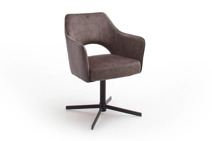 Käsinojallinen tuoli Swagerty 64 cm - Harmaa - Huonekalut - Tuoli & nojatuoli - Ruokapöydän tuolit