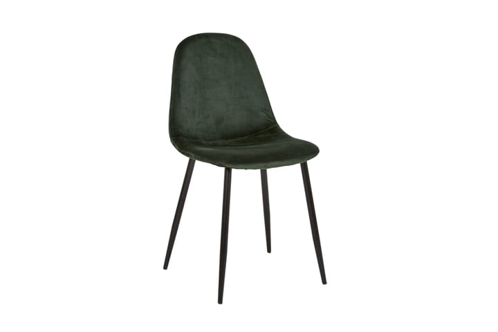 Keittiötuoli Calia Sametti - Vihreä - Huonekalut - Tuoli & nojatuoli - Ruokapöydän tuolit