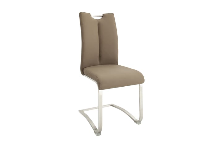 Keittiötuoli Shackell - Ruskea/Valkoinen - Huonekalut - Tuoli & nojatuoli - Ruokapöydän tuolit