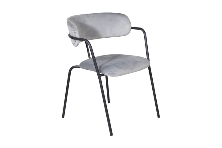 Nojatuoli Ayacor - Harmaa/Musta - Huonekalut - Tuoli & nojatuoli - Ruokapöydän tuolit