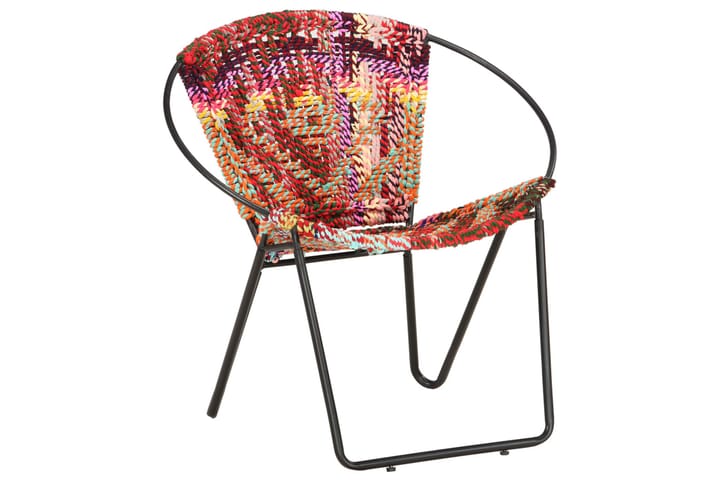 Pyöreä tuoli monivärinen chindi-kangas - Monivärinen - Huonekalut - Tuoli & nojatuoli - Ruokapöydän tuolit
