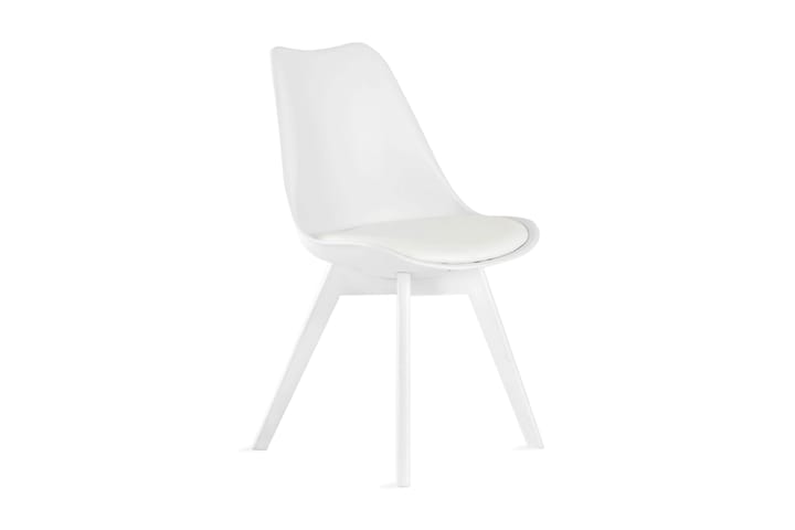 Ruokatuoli Boyd 2-pak Keinonahka - Valkoinen/Valkoinen - Huonekalut - Tuoli & nojatuoli - Ruokapöydän tuolit