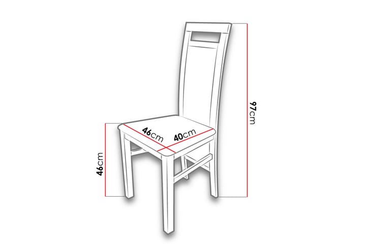 Ruokatuoli Curgy - Tammi/Keinonahka - Huonekalut - Tuoli & nojatuoli - Ruokapöydän tuolit