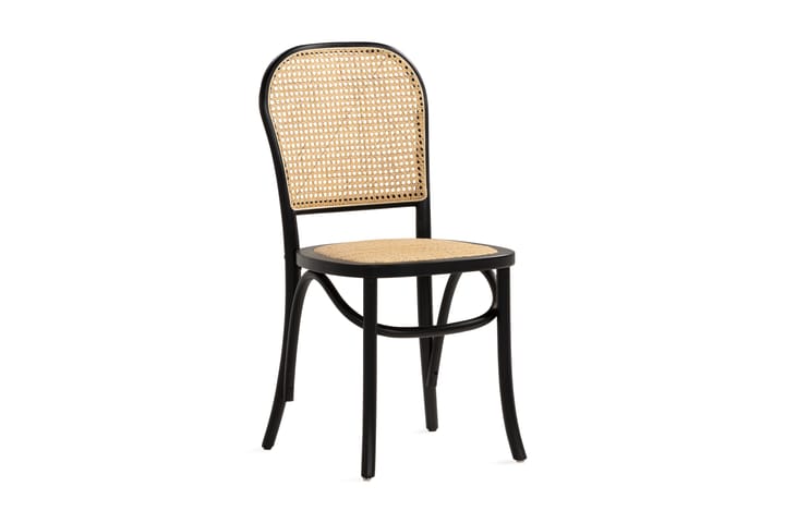 Ruokatuoli Degors - Musta/Luonnonväri - Huonekalut - Tuoli & nojatuoli - Ruokapöydän tuolit