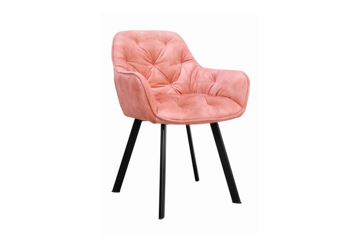 Ruokatuoli Dusserud 2-pak - Vaaleanpunainen / musta - Huonekalut - Tuoli & nojatuoli - Ruokapöydän tuolit