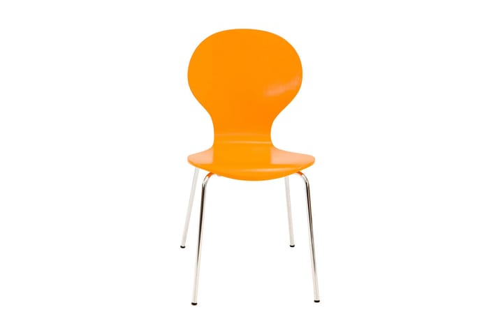 Ruokatuoli Elisha - Oranssi/Kromi - Huonekalut - Tuoli & nojatuoli - Ruokapöydän tuolit