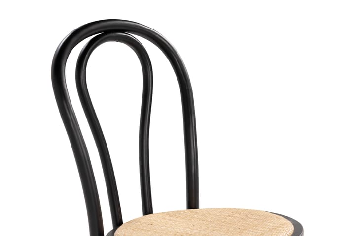 Ruokatuoli Hembrug - Rottinki - Musta - Huonekalut - Tuoli & nojatuoli - Ruokapöydän tuolit