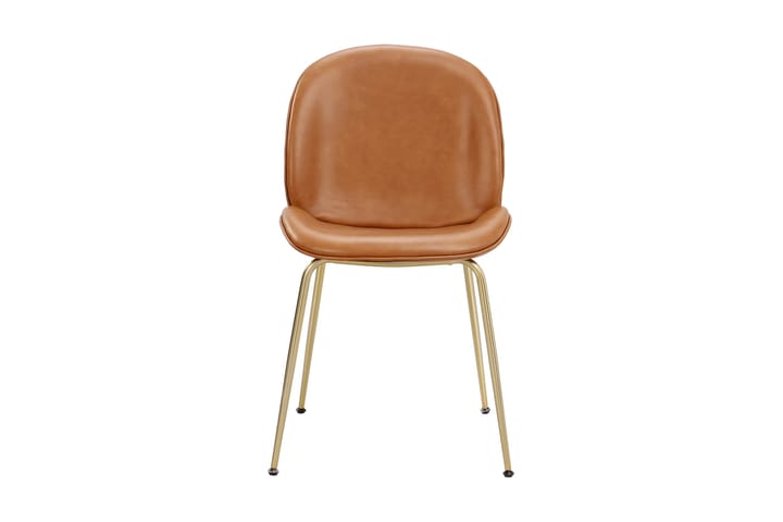 Ruokatuoli Jemal 51 cm - Ruskea/Kulta - Huonekalut - Tuoli & nojatuoli - Ruokapöydän tuolit