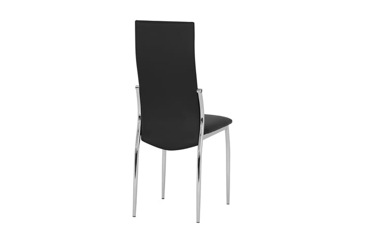 Ruokatuoli Lagan Keinonahka - Musta - Huonekalut - Tuoli & nojatuoli - Ruokapöydän tuoli
