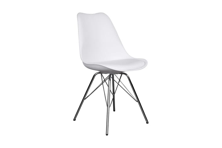 Ruokatuoli Luray - Valkoinen - Huonekalut - Tuoli & nojatuoli - Ruokapöydän tuolit