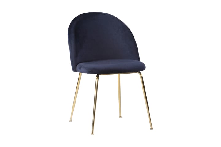 Ruokatuoli Marhill - Sininen/Kulta - Huonekalut - Tuoli & nojatuoli - Ruokapöydän tuoli