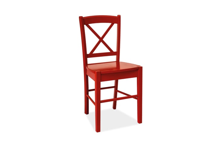 Ruokatuoli Ocua - Punainen - Huonekalut - Tuoli & nojatuoli - Ruokapöydän tuolit