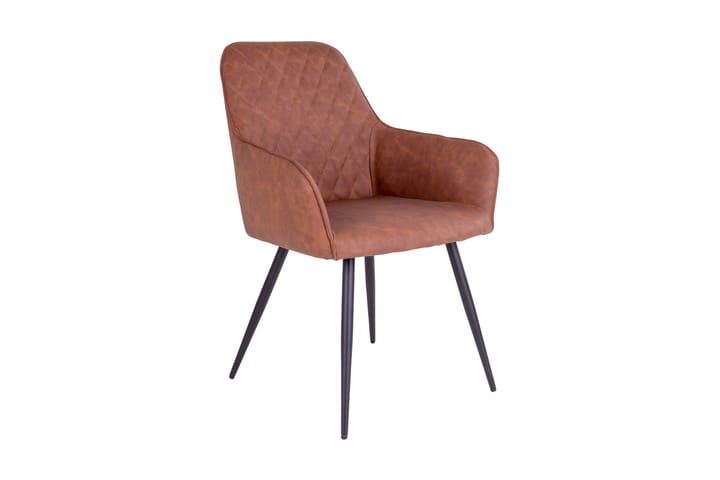Ruokatuoli Porum - Vintage / Ruskea - Huonekalut - Tuolit - Käsinojallinen tuoli