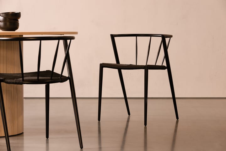 Ruokatuoli Radella - Musta - Huonekalut - Tuoli & nojatuoli - Ruokapöydän tuolit
