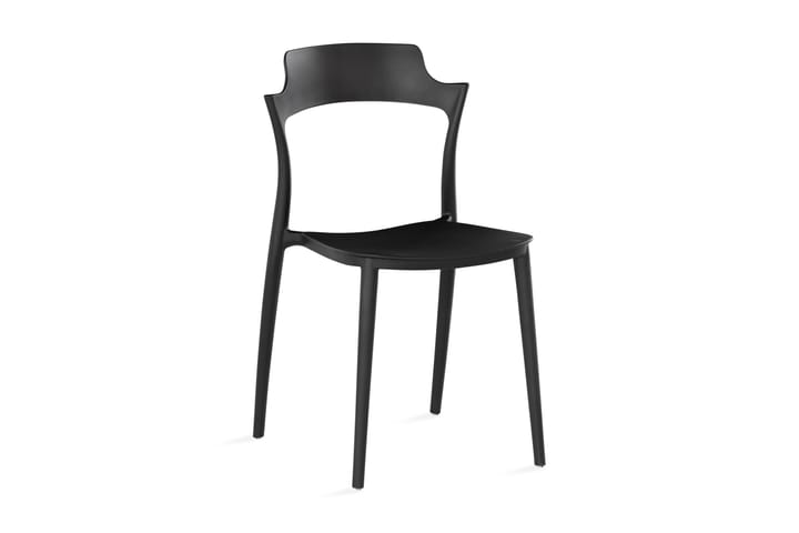 Ruokatuoli Teva - Musta - Huonekalut - Tuoli & nojatuoli - Ruokapöydän tuoli