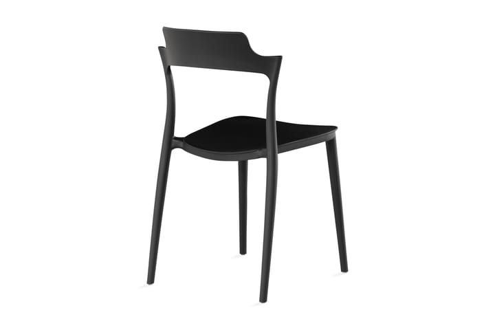 Ruokatuoli Teva - Musta - Huonekalut - Tuoli & nojatuoli - Ruokapöydän tuolit
