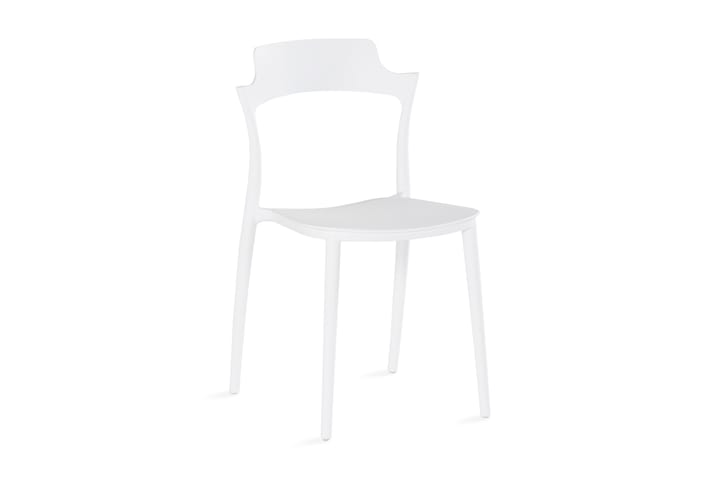 Ruokatuoli Teva - Valkoinen - Huonekalut - Tuoli & nojatuoli - Ruokapöydän tuoli