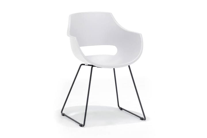 Tuoli Barja 60 cm - Valkoinen - Huonekalut - Tuolit - Käsinojallinen tuoli