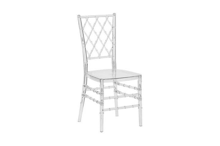Tuoli Chivon 2-pak - Läpinäkyvä - Huonekalut - Tuoli & nojatuoli - Ruokapöydän tuolit
