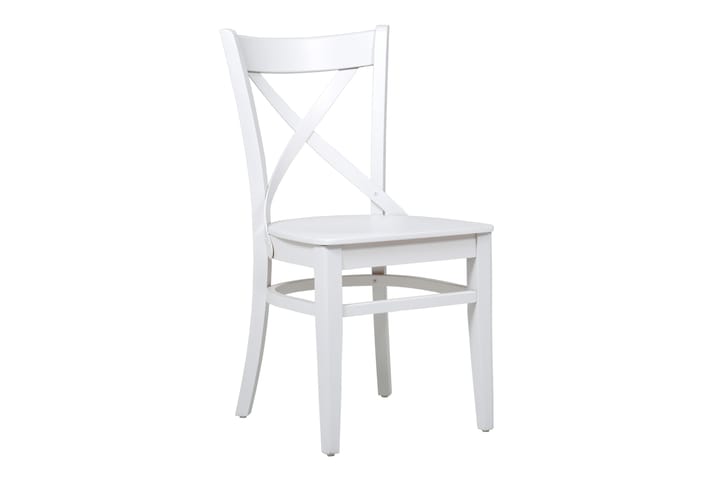 Tuoli Cross Valkoinen - Huonekalut - Tuoli & nojatuoli - Ruokapöydän tuoli