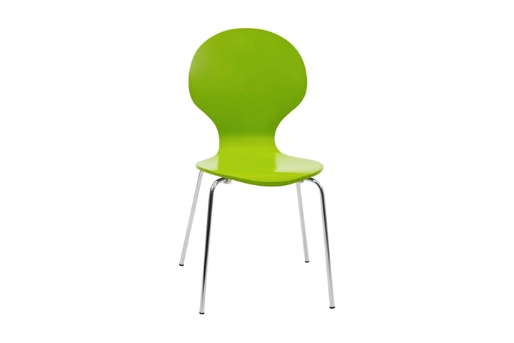 Tuoli Elisha - Lime/Kromi - Huonekalut - Tuoli & nojatuoli - Ruokapöydän tuoli