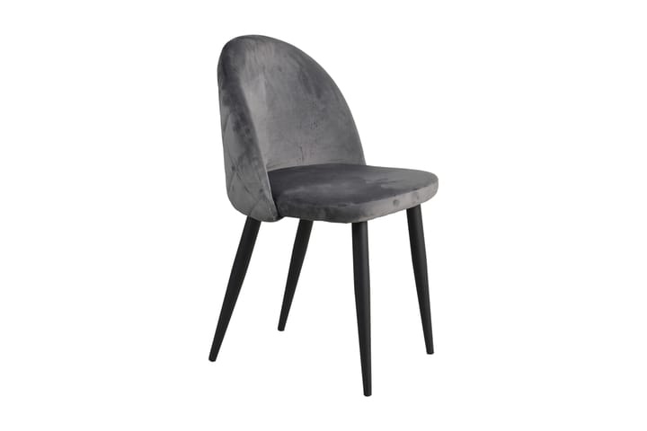 Tuoli Hexelle - Musta/Tummanharmaa - Huonekalut - Tuoli & nojatuoli - Ruokapöydän tuoli