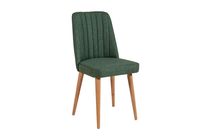 Tuoli Vanlandingham 85 cm - Puu/Luonnonväri/Vihreä - Huonekalut - Tuoli & nojatuoli - Ruokapöydän tuolit
