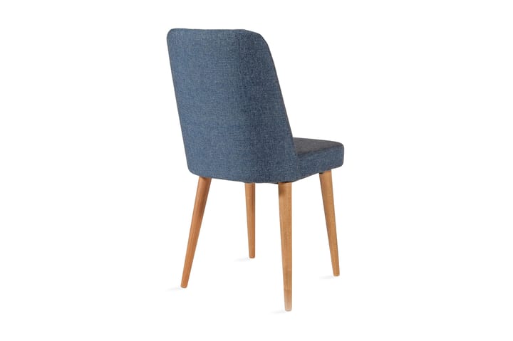 Tuoli Weisskopf 85 cm - Puu/Luonnonväri/Tummansininen - Huonekalut - Tuoli & nojatuoli - Ruokapöydän tuolit