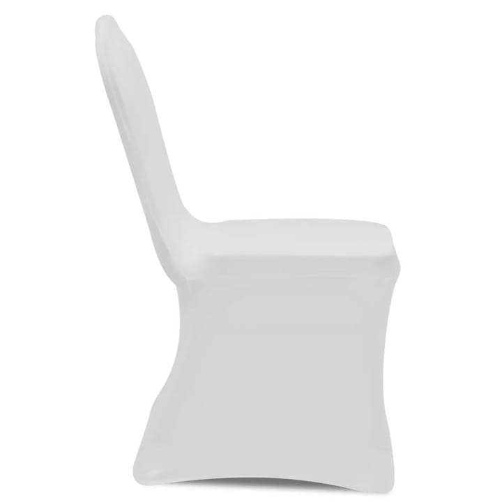 Joustava tuolinpäällinen 100 kpl Valkoinenv - Valkoinen - Kodintekstiilit & matot - Huonekalutekstiilit - Huonekalupäälliset