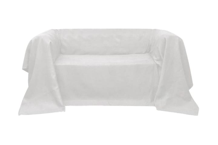 Mikrokuitu sohvan suojapäällinen Kerma 140 x 210 cm - Kerma - Kodintekstiilit - Huonekalutekstiilit - Huonekalupäälliset