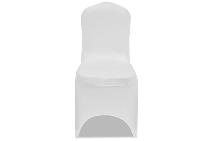 Tuolinpäällinen venyvä valkoinen 12 kpl - Valkoinen - Kodintekstiilit & matot - Huonekalutekstiilit - Huonekalupäälliset