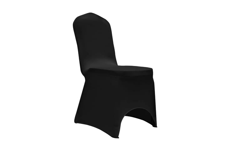 Venyvät tuolinsuojat 4 kpl Musta - Musta - Kodintekstiilit - Huonekalutekstiilit - Huonekalupäälliset