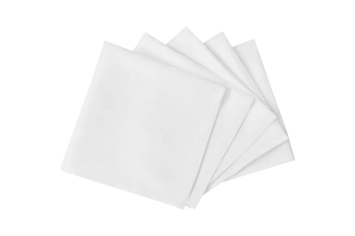 100 Lautasliinaa Valkoinen 50 x 50 cm - Valkoinen - Kodintekstiilit & matot - Keittiötekstiilit