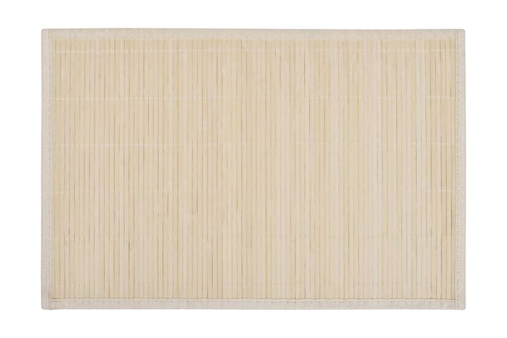 Bambu Tabletti 6 kpl 30 x 45 cm Luonnonväri - Beige - Kodintekstiilit & matot - Keittiötekstiilit